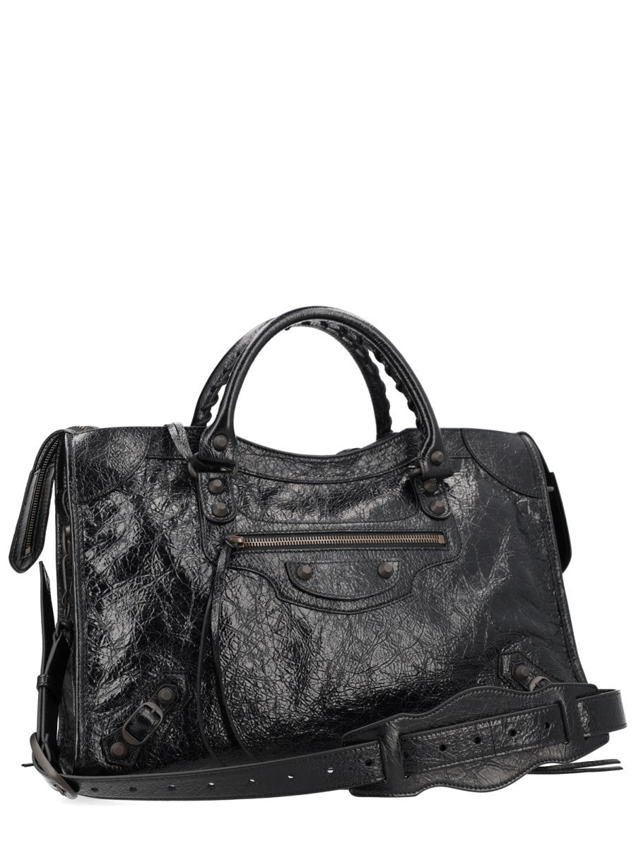 Balenciaga Women's LE City Medium Bag Black, view 2