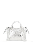 Balenciaga Women's Le City Mini Bag Silver