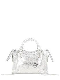 Balenciaga Women's Le City Mini Bag Silver