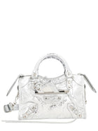 Balenciaga Women's Le City Mini Bag Silver