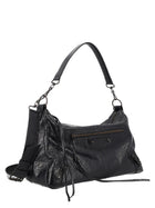 Balenciaga Men's Le City Moto Medium Bag Black