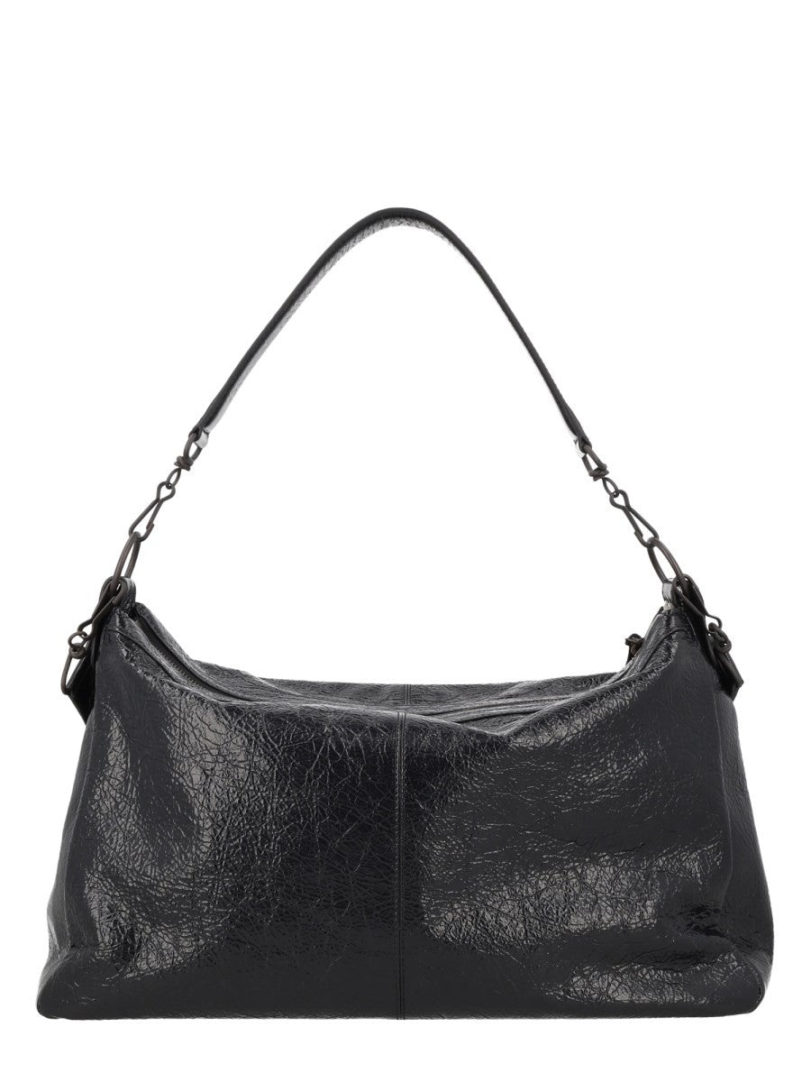 Balenciaga Men's Le City Moto Medium Bag Black