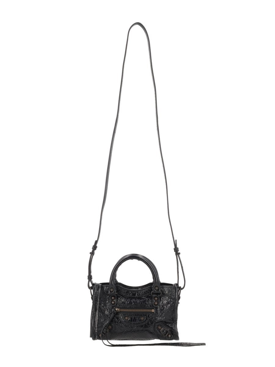 Balenciaga Women's LE City Nano Bag Black, view 2