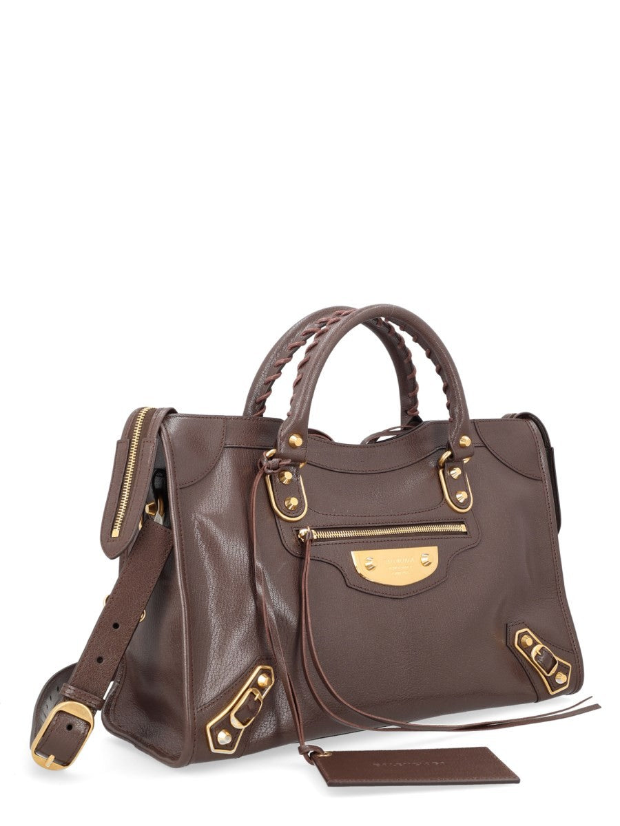 Balenciaga Women's Le City Uptown Medium Bag Brown, view 3