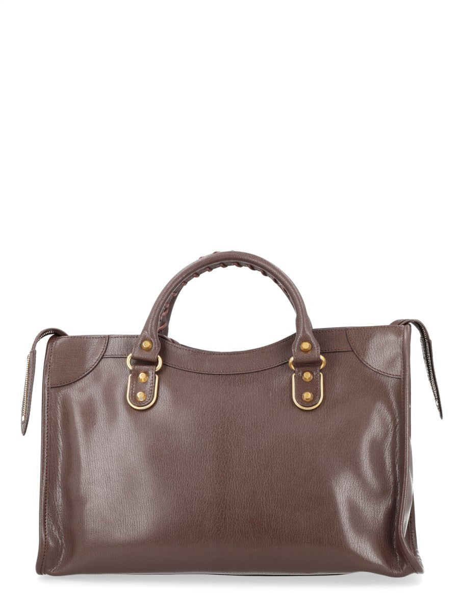 Balenciaga Women's Le City Uptown Medium Bag Brown, view 2