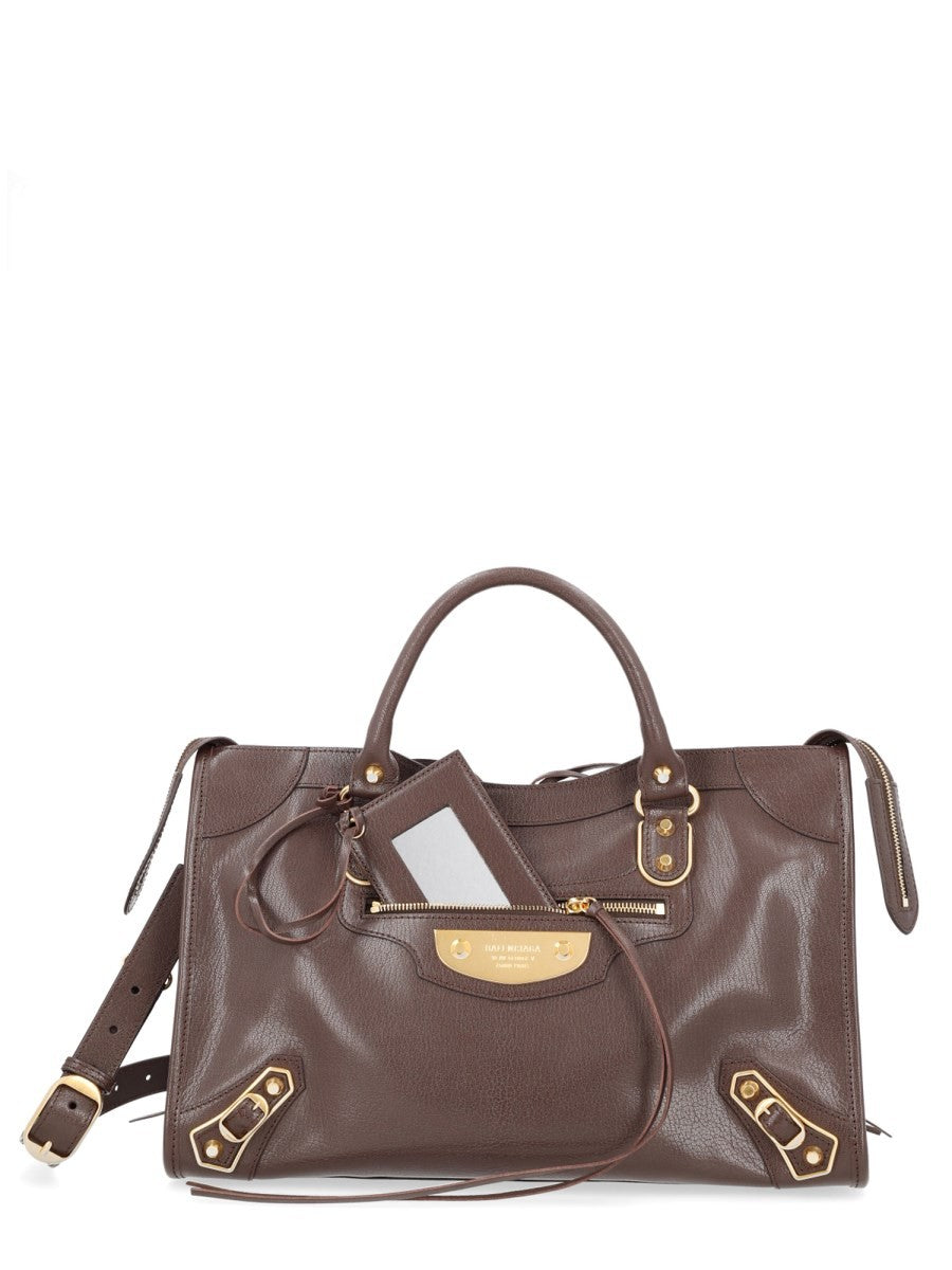 Balenciaga Women's Le City Uptown Medium Bag Brown