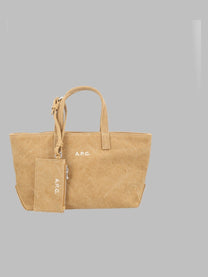 A.P.C Women's Borsa LE Drummer Toile Small Brown
