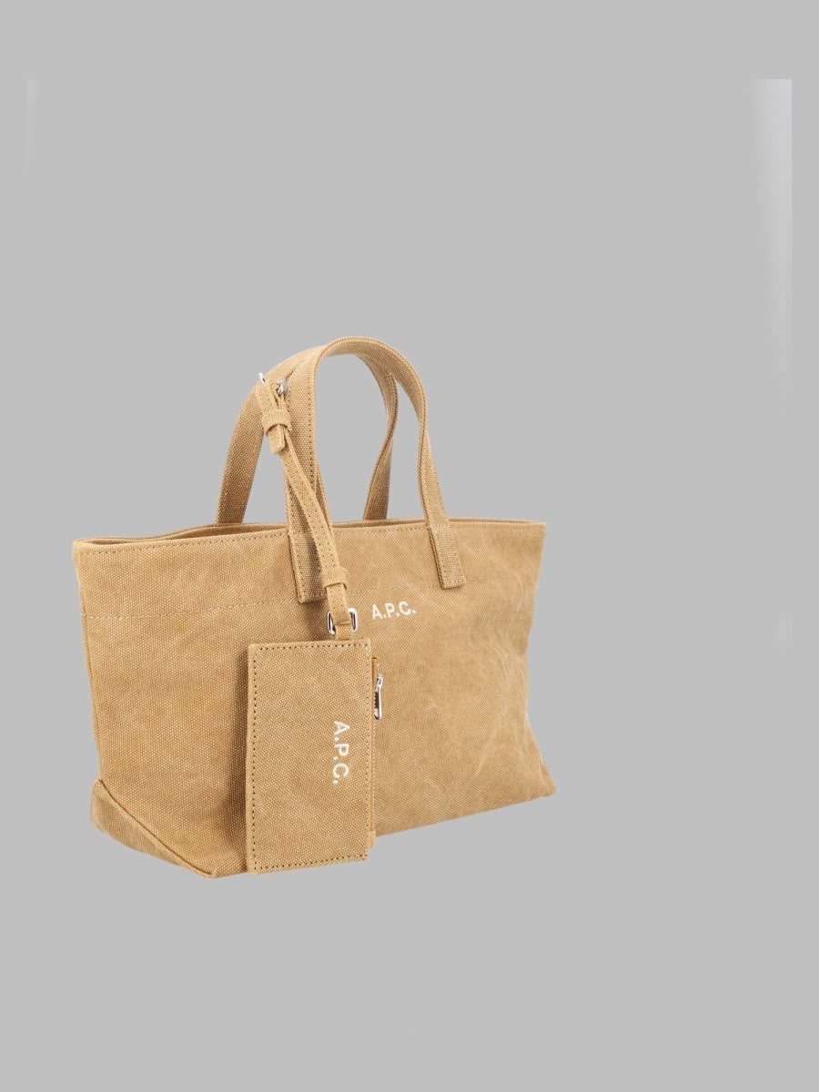 A.P.C Women's Borsa LE Drummer Toile Small Brown