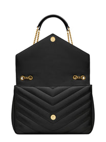 Saint Laurent Women's Loulou Large Bag Black, view 4