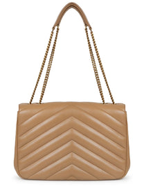 Saint Laurent Women's Borsa Loulou Large Beige