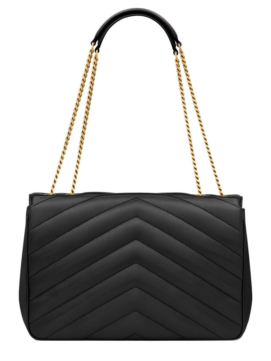 Saint Laurent Women's Loulou Large Bag Black, view 2