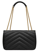 Saint Laurent Women's Loulou Medium Bag Black, view 2