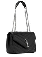Saint Laurent Women's Loulou Medium Bag Black, view 3