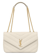 Saint Laurent Women's Loulou Medium Bag White