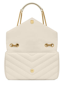 Saint Laurent Women's Borsa Loulou Medium White