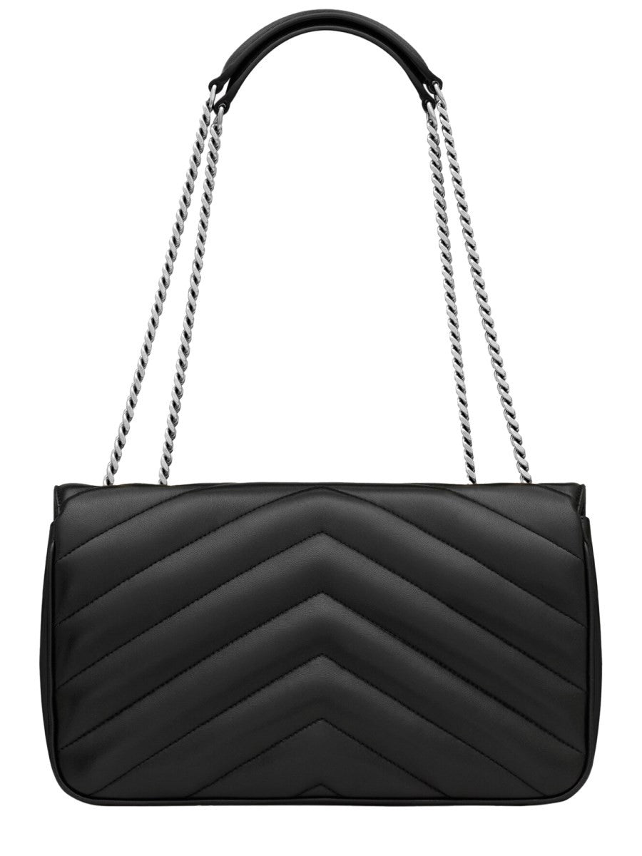 Saint Laurent Women's Loulou Medium Bag Black, view 2