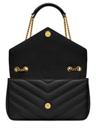 Saint Laurent Women's Loulou Medium Bag Black, view 4