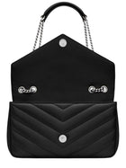 Saint Laurent Women's Loulou Medium Bag Black, view 4