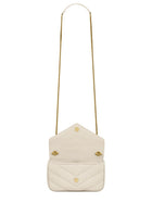 Saint Laurent Women's Loulou Mini Bag White, view 4