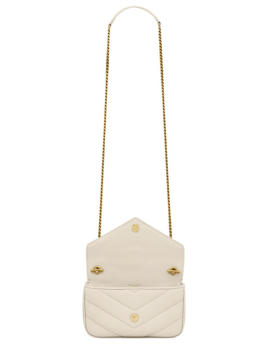 Saint Laurent Women's Borsa Loulou Mini White