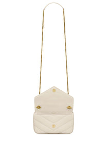 Saint Laurent Women's Borsa Loulou Mini White