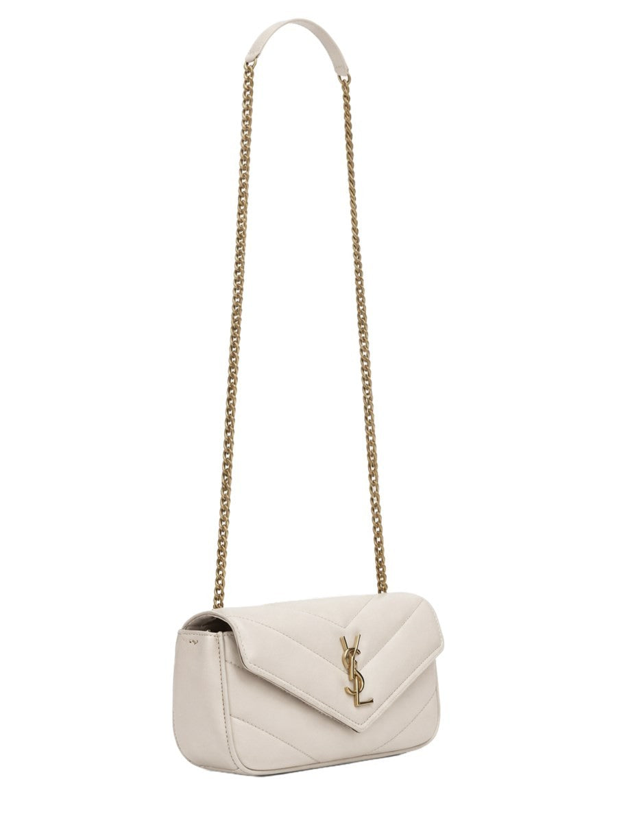 Saint Laurent Women's Borsa Loulou Mini White