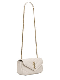 Saint Laurent Women's Borsa Loulou Mini White