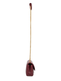Saint Laurent Women's Loulou Mini Bag Red, view 3