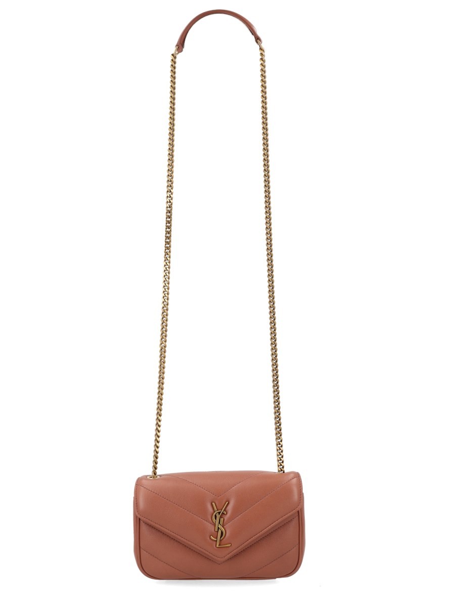 Saint Laurent Women's Borsa Loulou Mini Brown