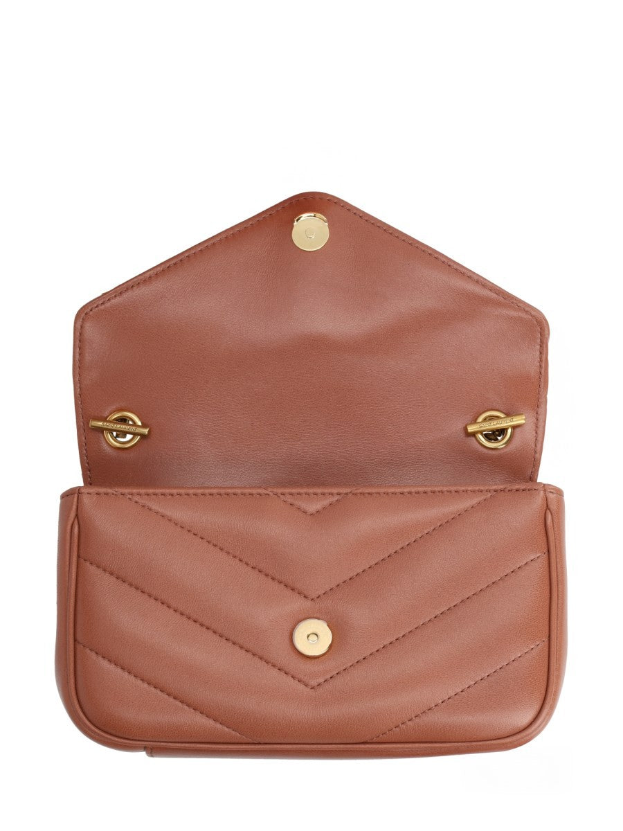 Saint Laurent Women's Borsa Loulou Mini Brown