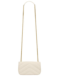 Saint Laurent Women's Borsa Loulou Mini White