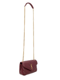 Saint Laurent Women's Loulou Mini Bag Red, view 4