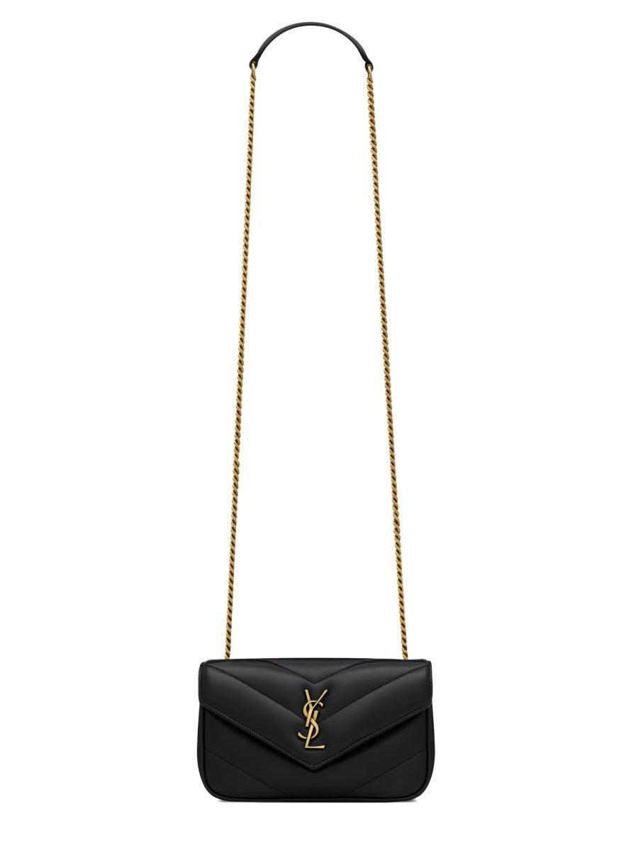Saint Laurent Women's Borsa Loulou Mini Black