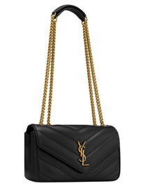 Saint Laurent Women's Borsa Loulou Small Black