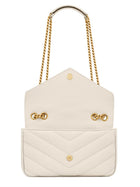 Saint Laurent Women's Loulou Small Bag Beige, view 3