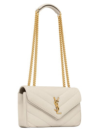 Saint Laurent Women's Loulou Small Bag Beige, view 4