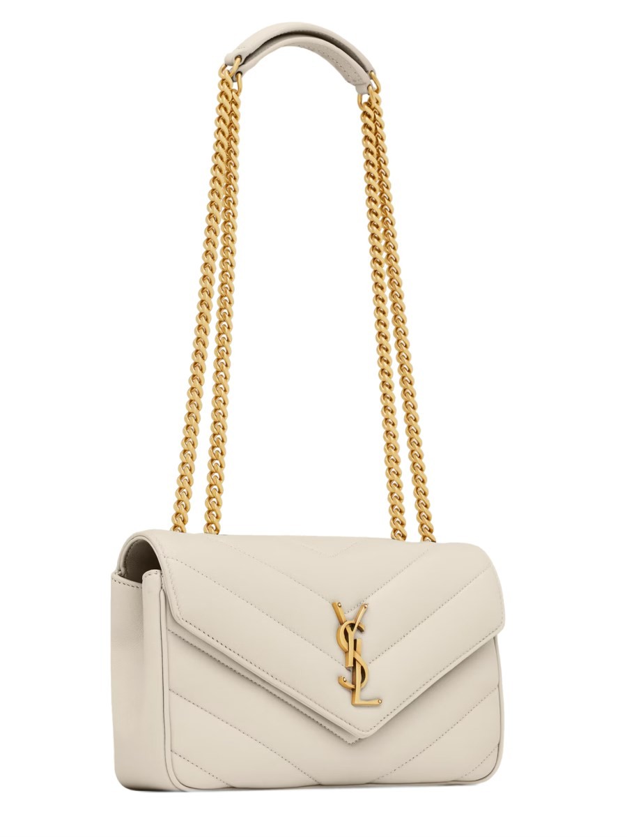 Saint Laurent Women's Loulou Small Bag Beige, view 4