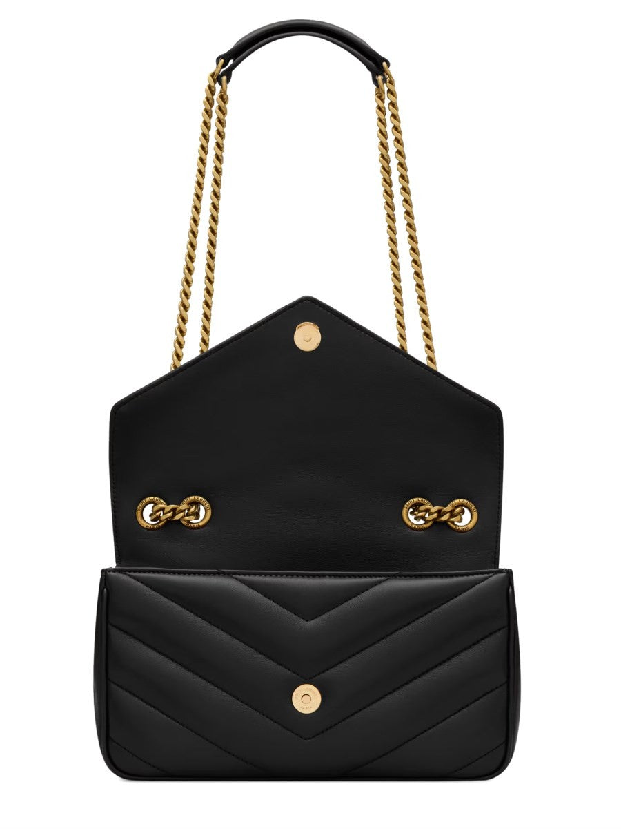 Saint Laurent Women's Borsa Loulou Small Black
