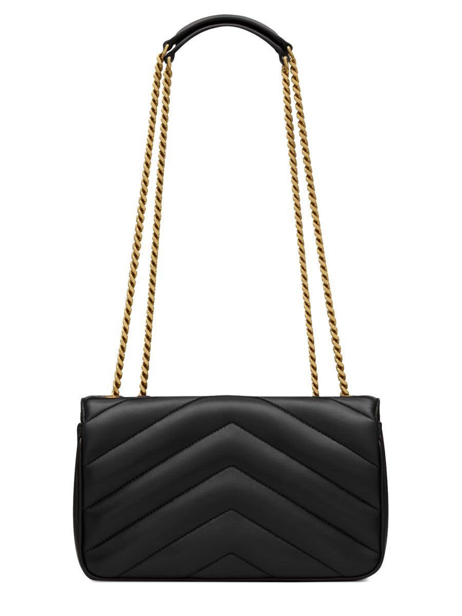 Saint Laurent Women's Borsa Loulou Small Black