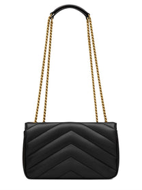 Saint Laurent Women's Borsa Loulou Small Black