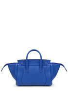 Celine Women's Luggage Small Bag Blue, view 3