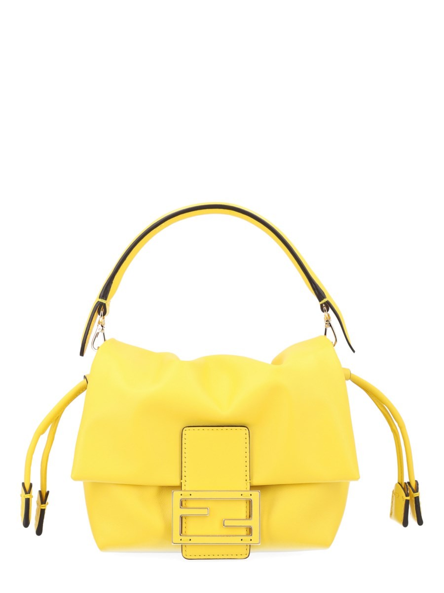 Fendi Women's Borsa Mamma Baguette Small Yellow