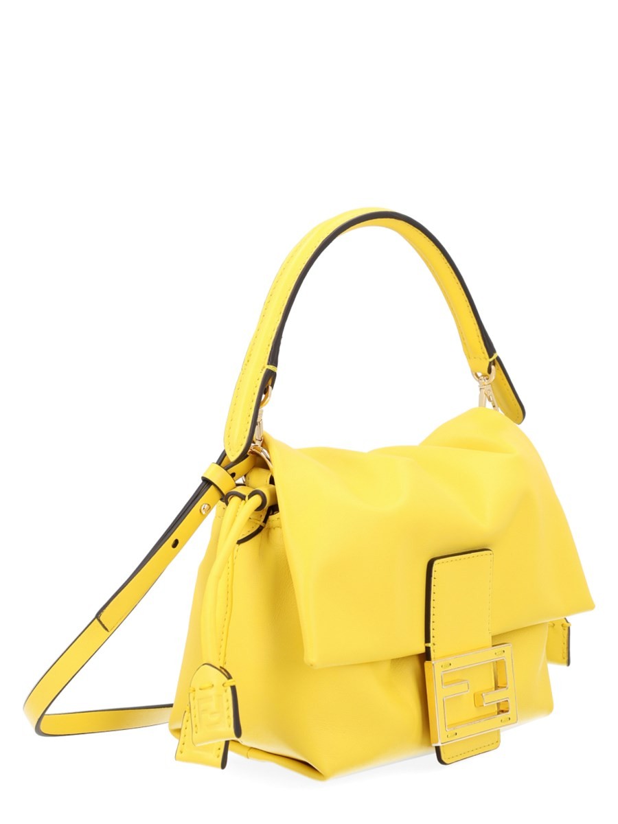 Fendi Women's Borsa Mamma Baguette Small Yellow