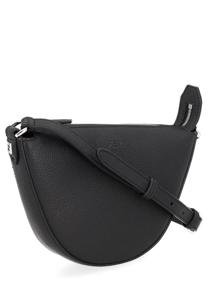 Fendi Men's Melon Mini Bag Black, view 3