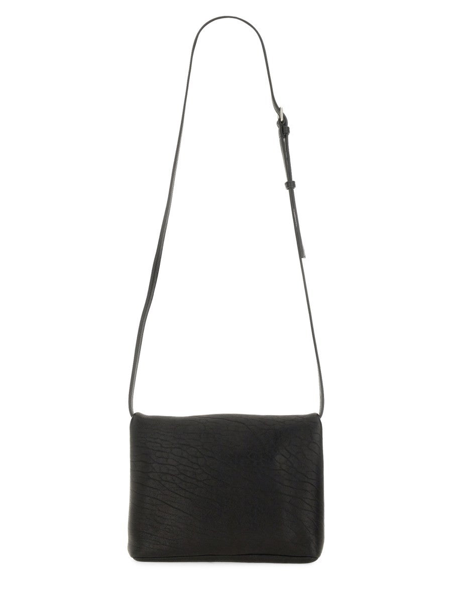 Saint Laurent Men's Messanger Envelope Cassandra Bag Black, view 2