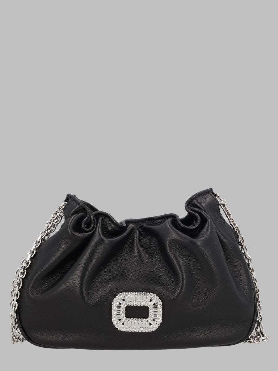Roger Vivier Women's Borsa Micro Pilgrim Black