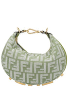 Fendi Women's Mini Hobo Bag Green, view 3