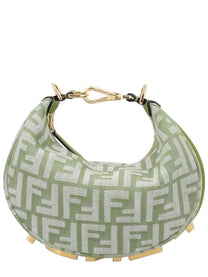 Fendi Women's Borsa Mini Hobo Green
