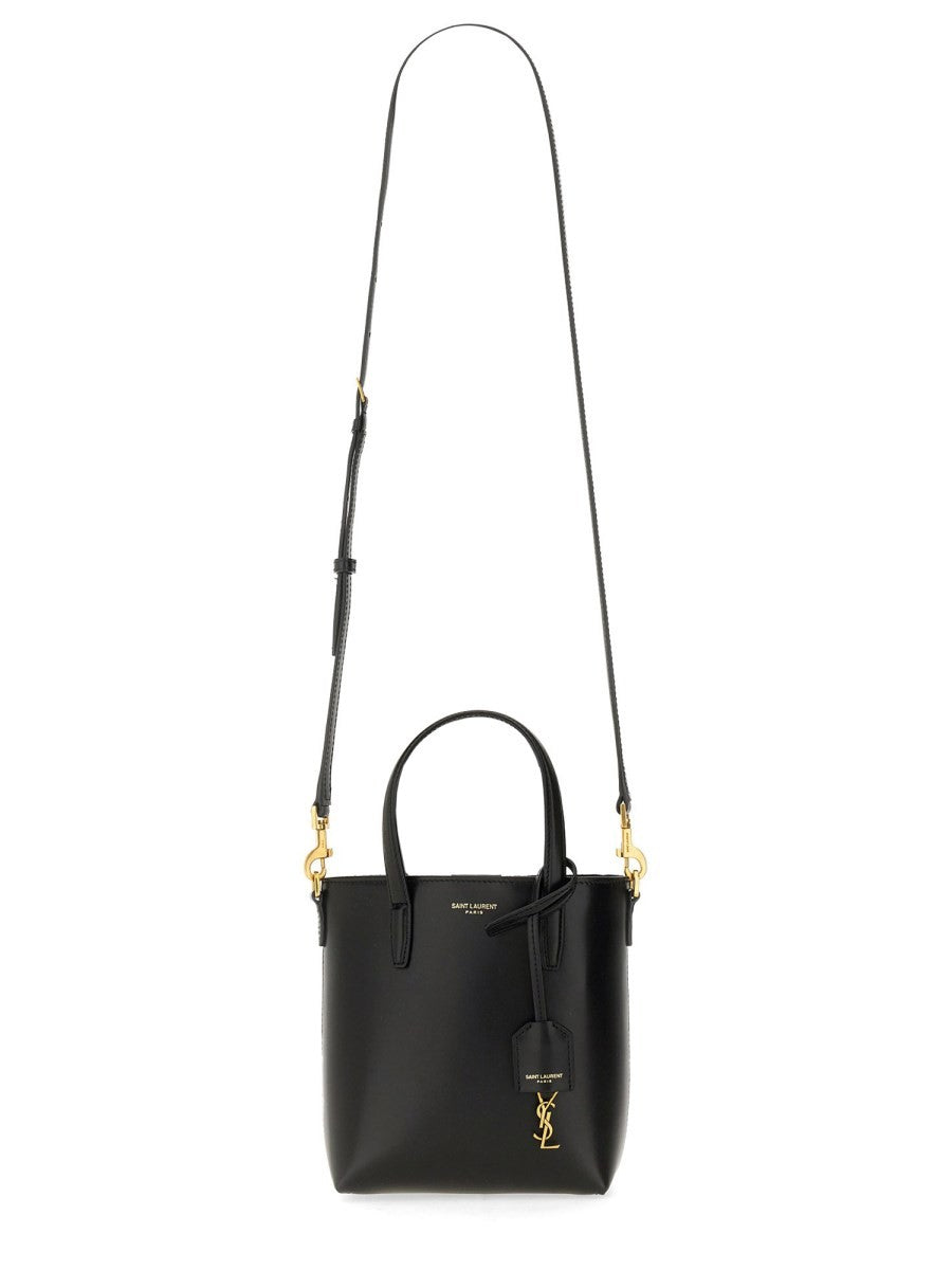 Saint Laurent Women's Borsa Mini Toy Shopping Black