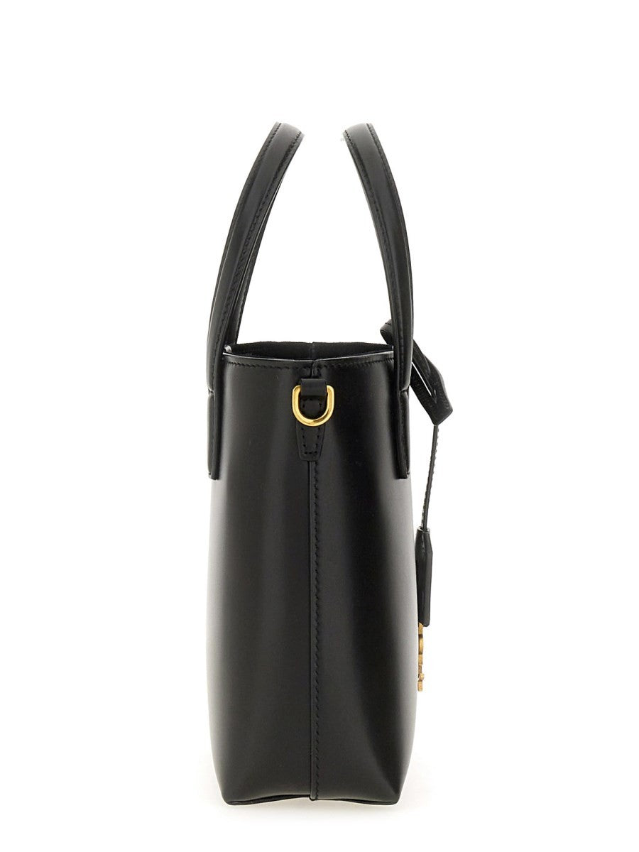 Saint Laurent Women's Borsa Mini Toy Shopping Black